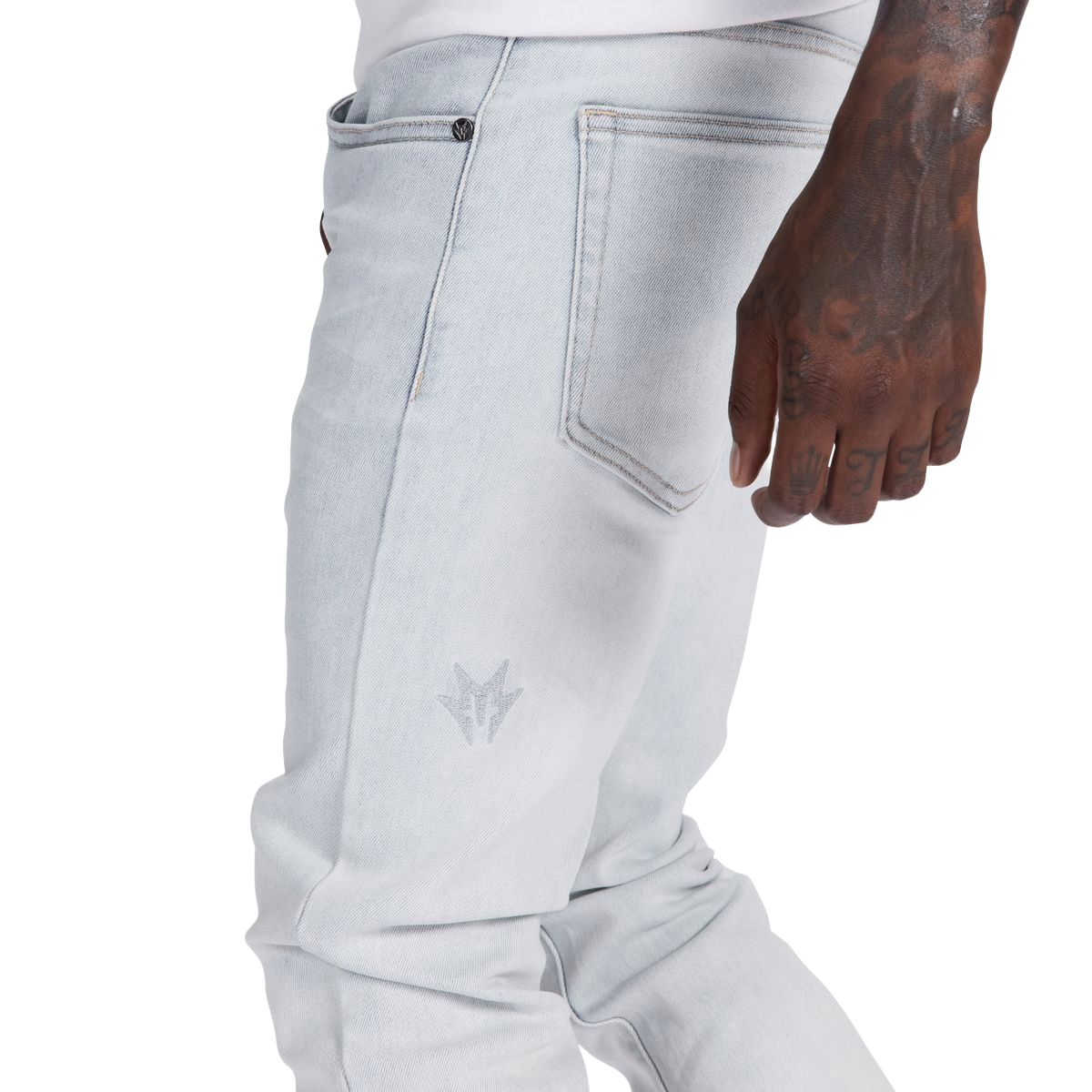 MELEE 'IGLOO' ICE WASH DENIM