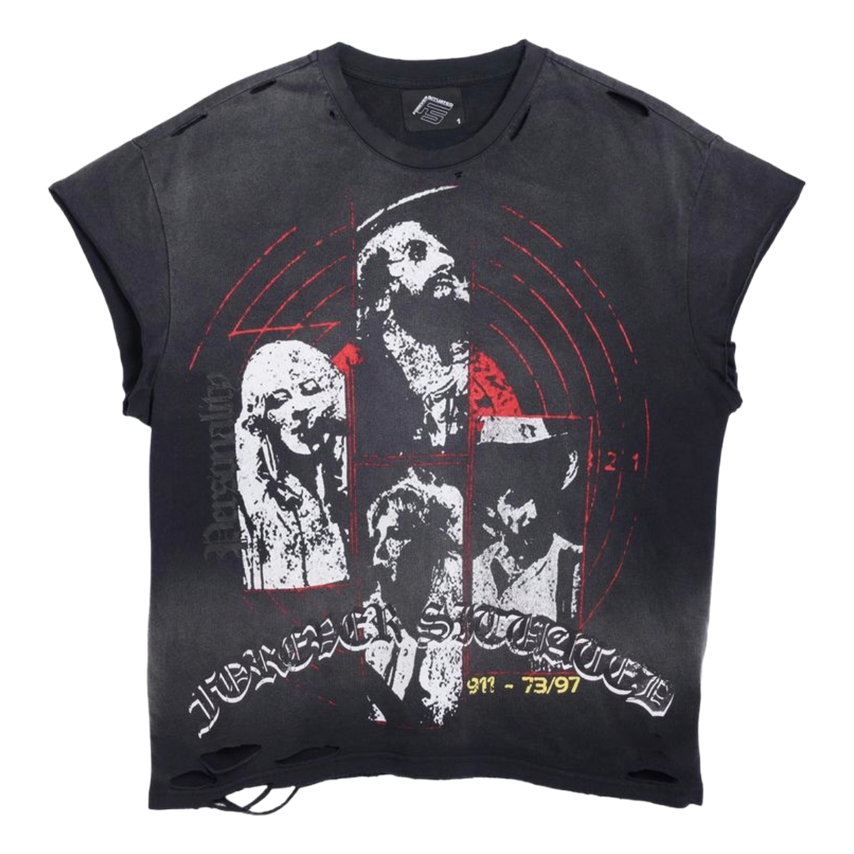 FS 'PERSONALITY' SLEEVELESS TEE (BLK)