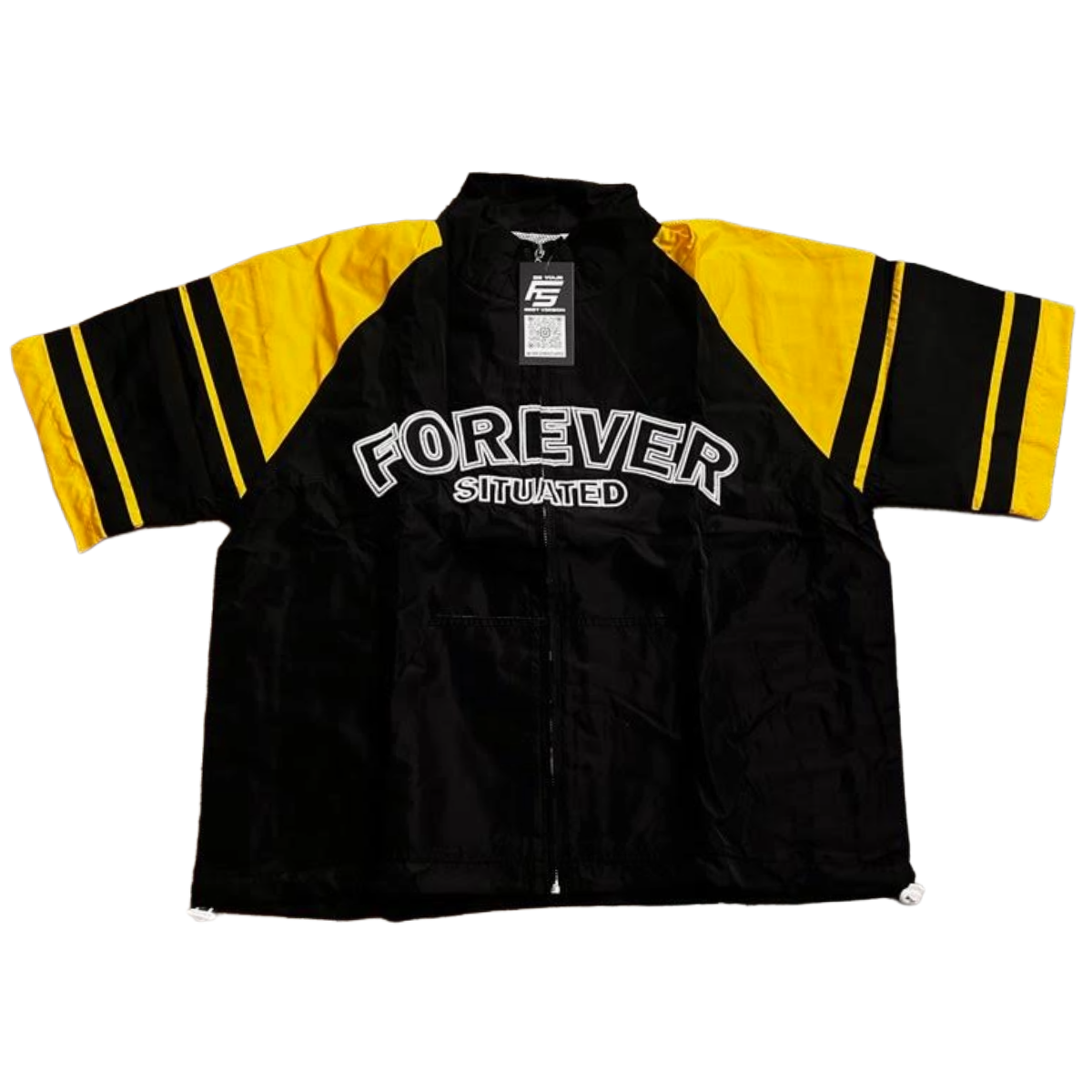 FS TRACK SS ZIP-UP (BLK/YLW)