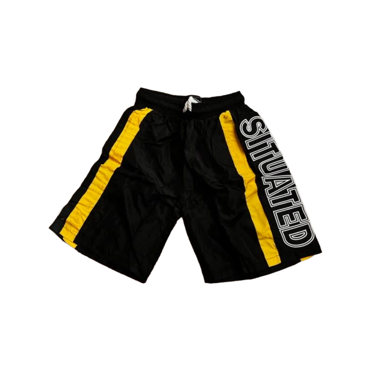 FS TRACK SHORTS (BLK/YLW)