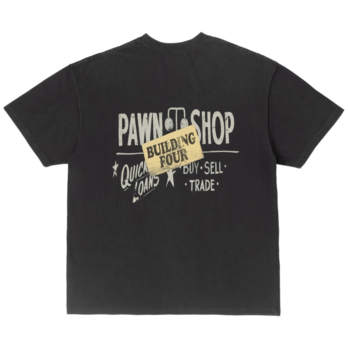 BLDG4 'HEAVY' SS TEE (BLK)