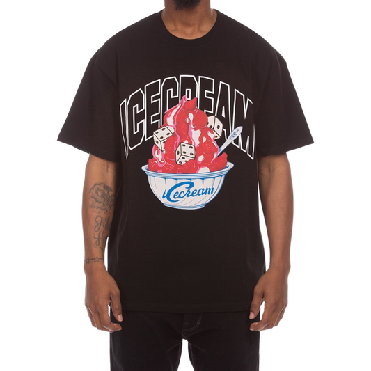 IC DICE SS TEE (BLACK)