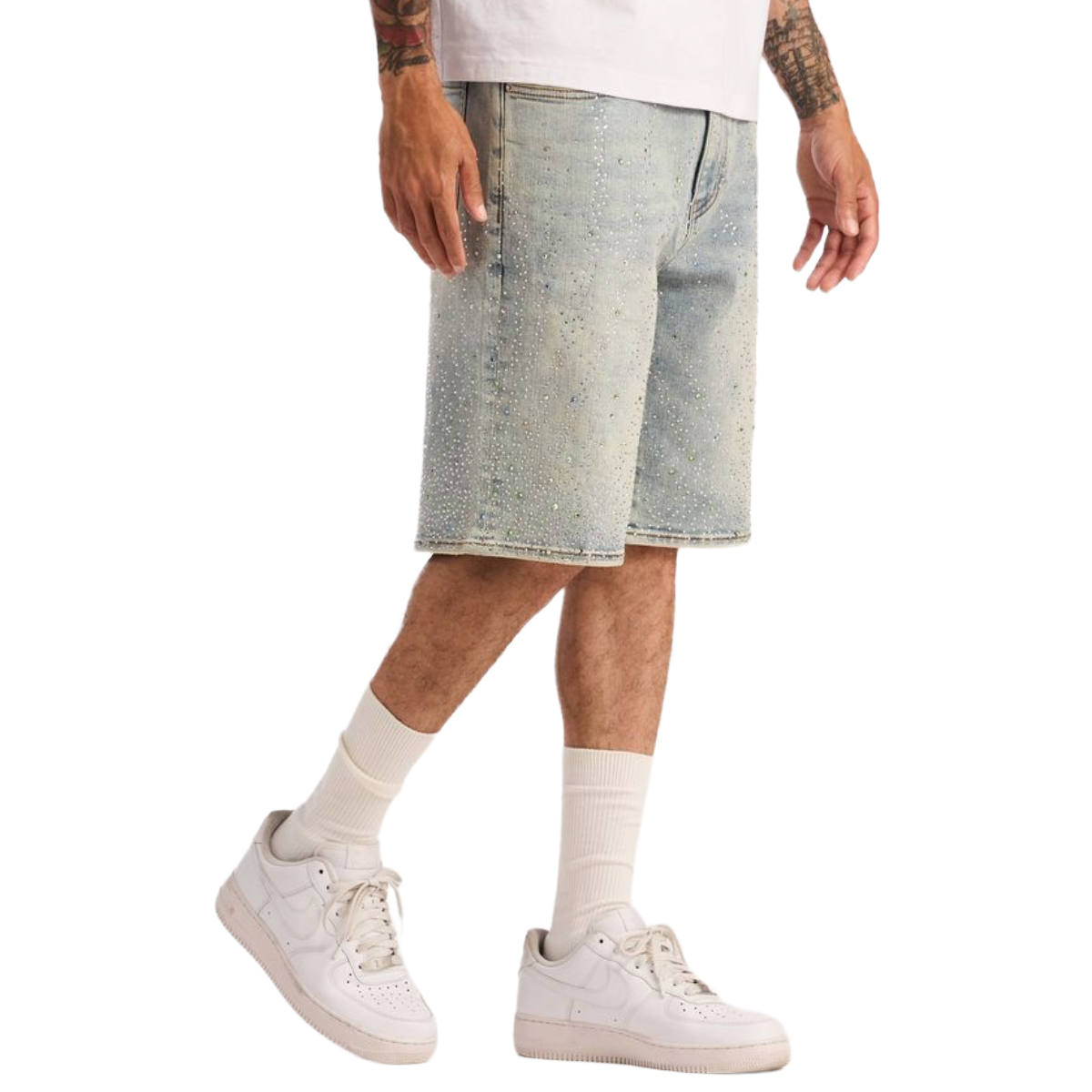EMBELLISH BELLAIRE SHORTS (LIGHT BLUE)