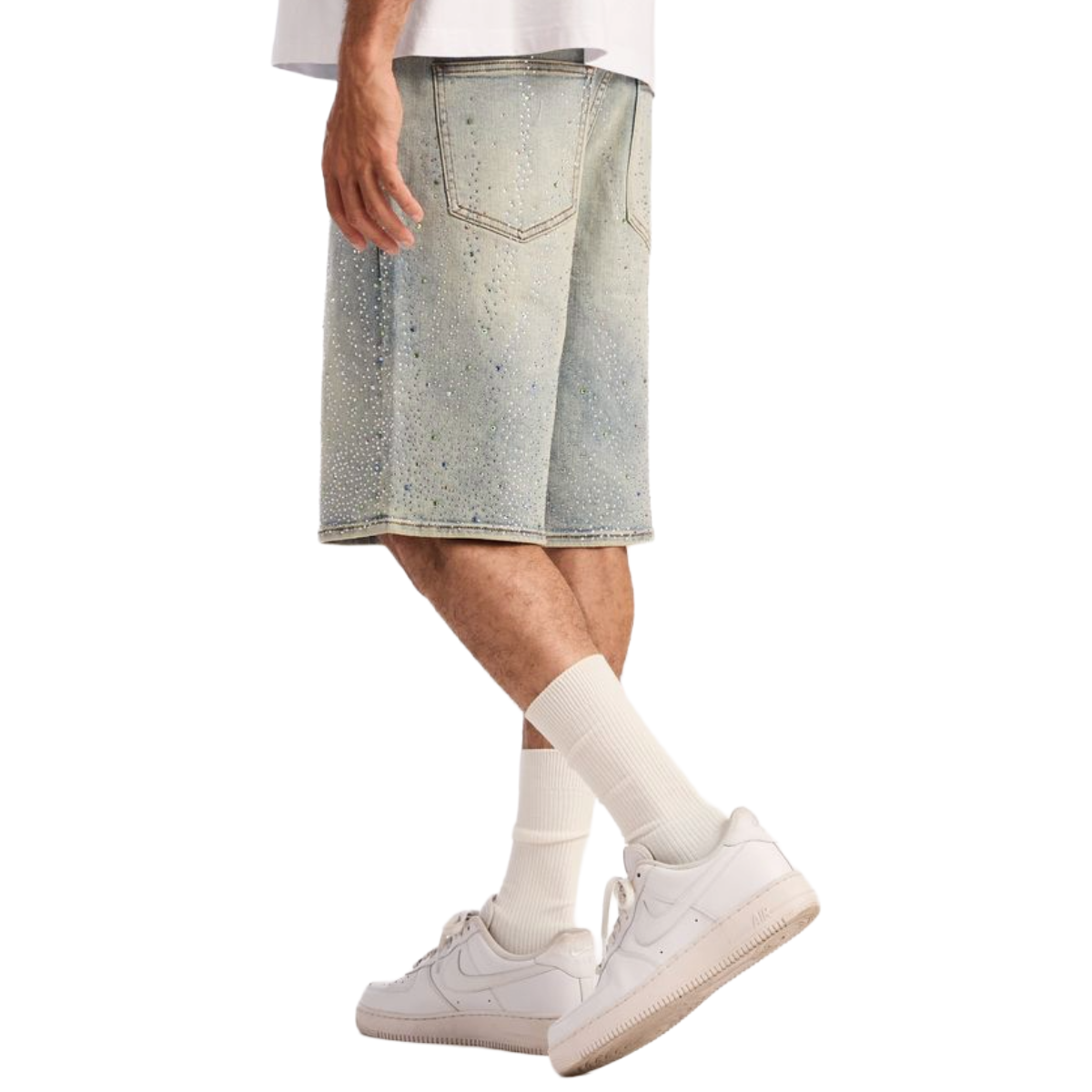 EMBELLISH BELLAIRE SHORTS (LIGHT BLUE)