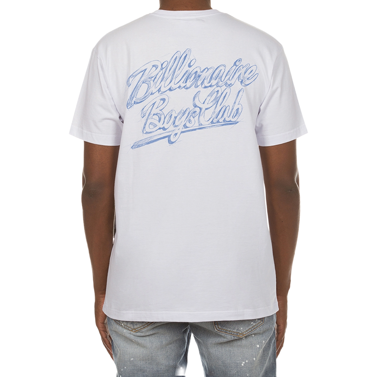 BB HELMET SKETCH SS TEE (WHITE)