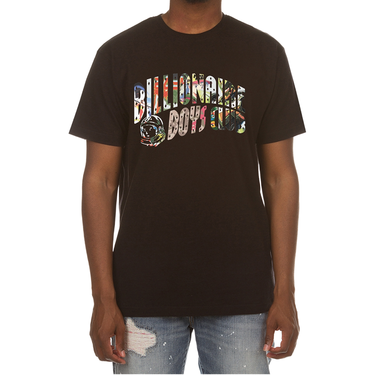 BB CURVE COLLAGE SS TEE (BLACK)