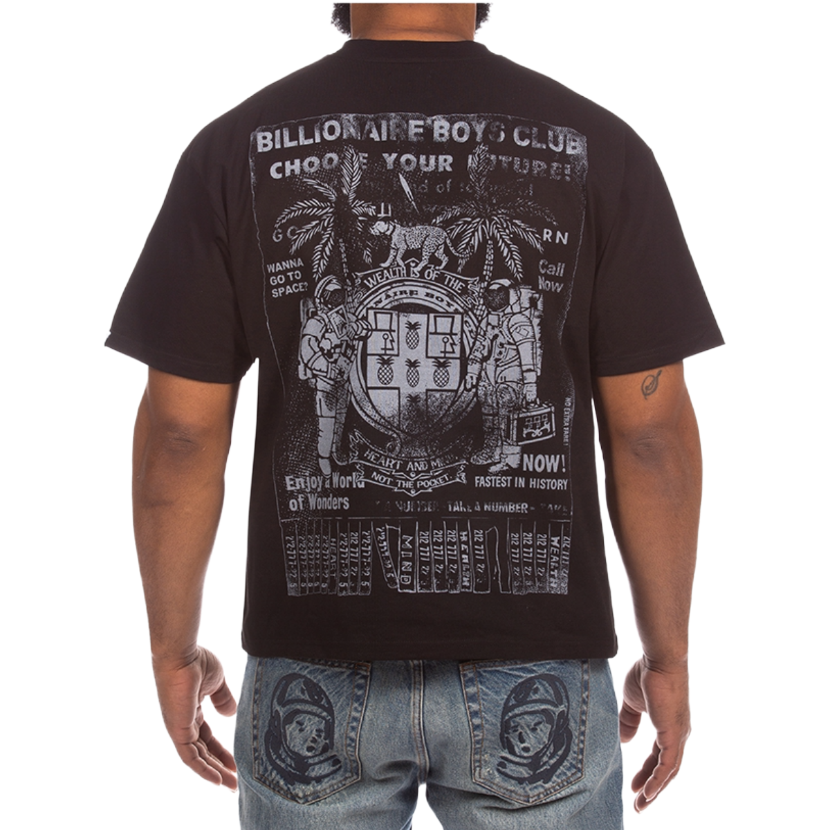 BB 'CALL NOW' SS TEE (BLK)