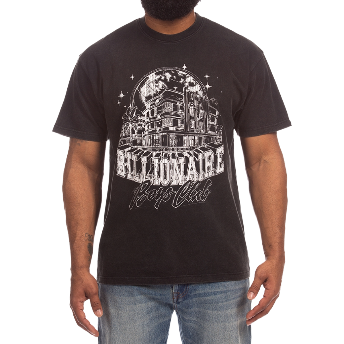 BB 'CLUBHOUSE' SS TEE (BLK)