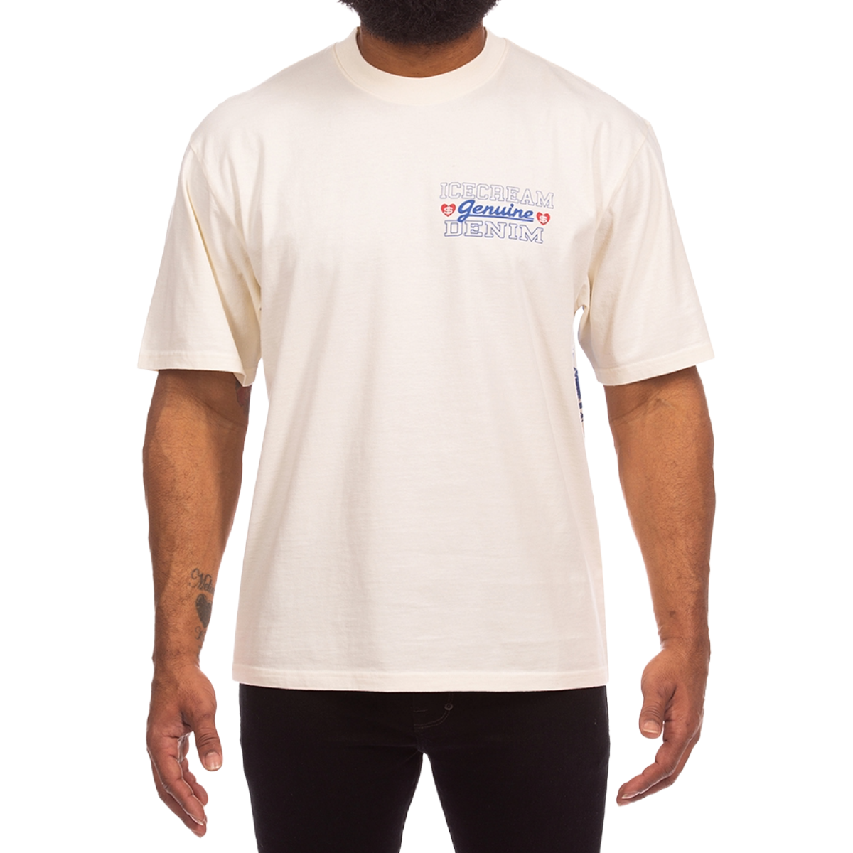 IC 'GRAPE' SS TEE (ANTQ WHT)