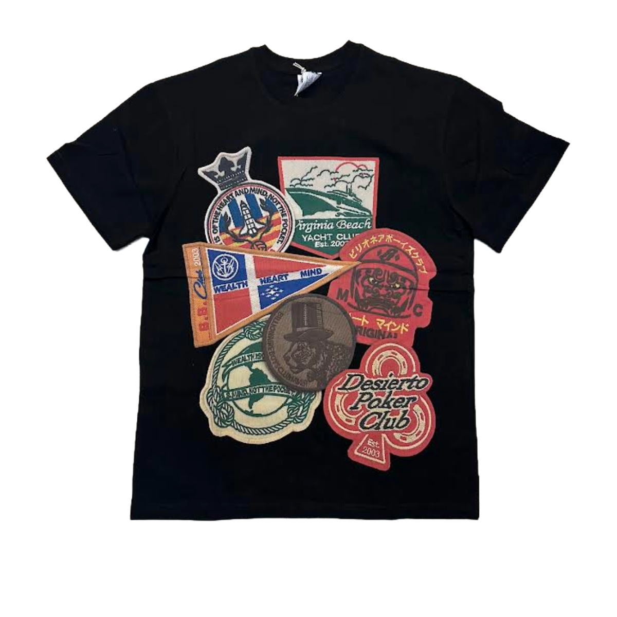 BB 'PATCHES' SS TEE (BLK)