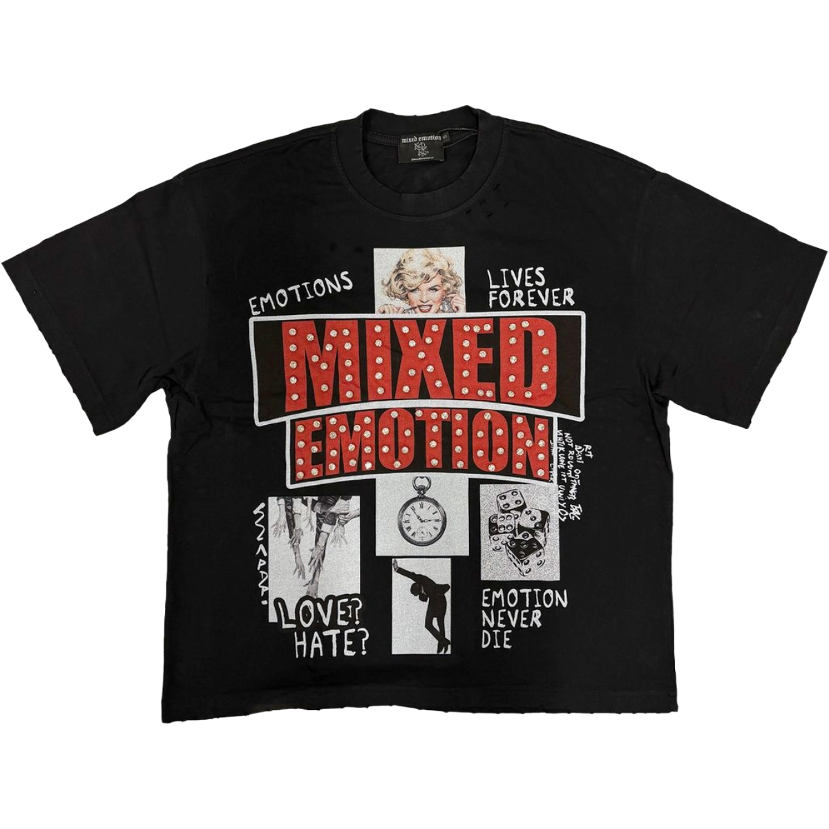 ME 'LOST IDENTITIY' SS TEE (BLK)
