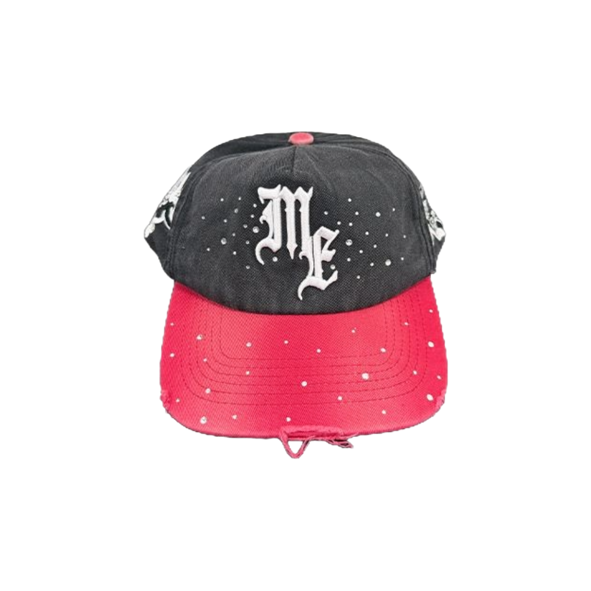 MIXED EMOTION 'ME' HAT (BLK/RED)