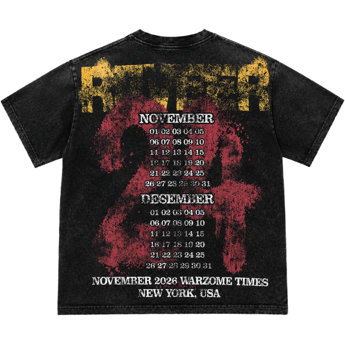 REVEER 'WARZONE TIMES' SS TEE