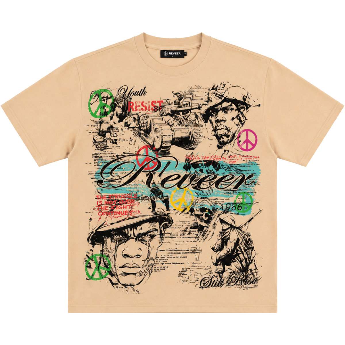 REVEER 'MAKE ART NOT WAR' SS TEE