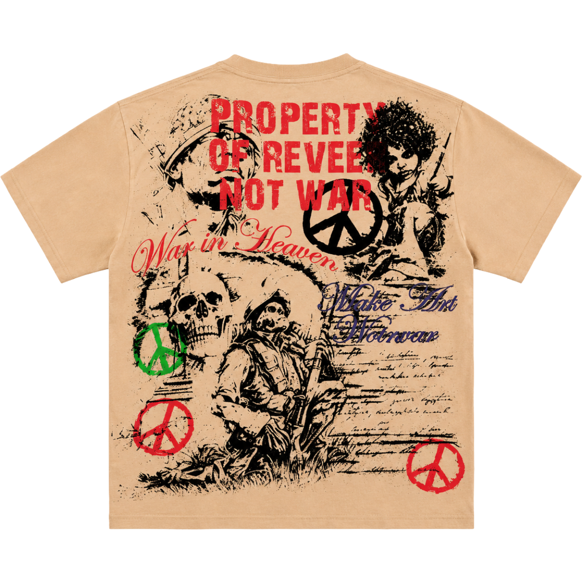 REVEER 'MAKE ART NOT WAR' SS TEE