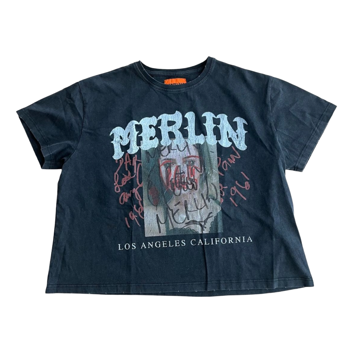 MERLIN 'PAIN IN HOLLYWOOD '61' SS TEE (NAVY)