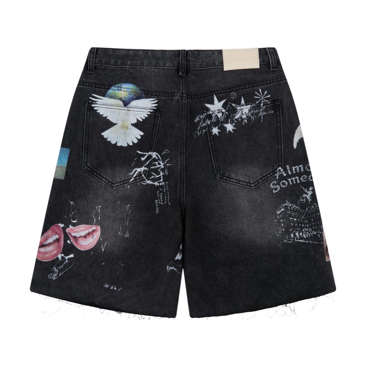 AS 'GALLERY' DENIM SHORTS (BLK)