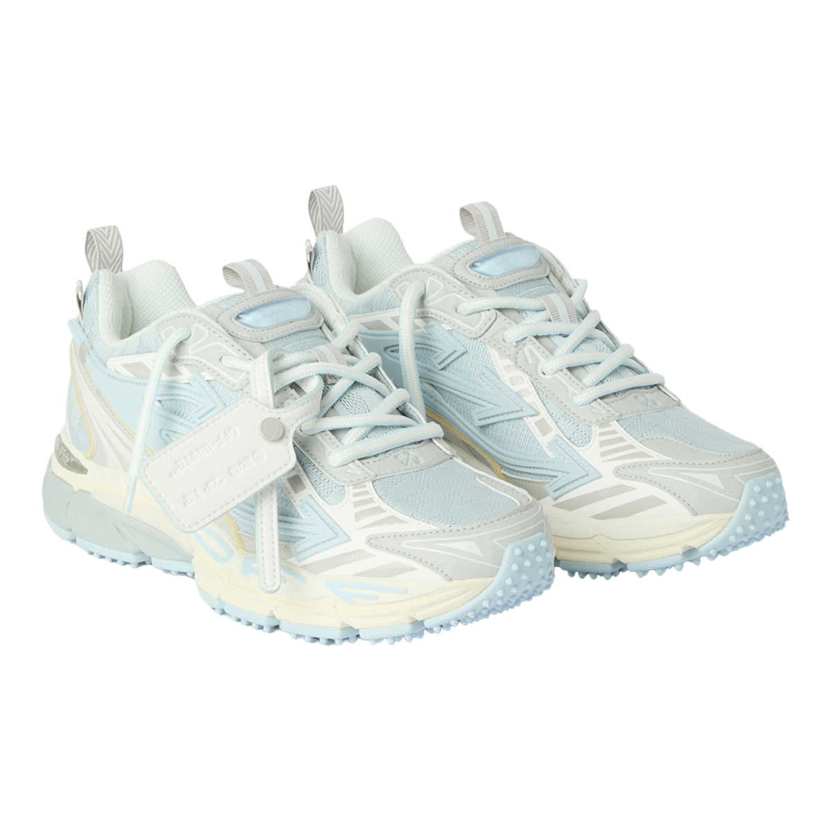 OFF-WHITE 'BE RIGHT BACK' (CRM/LT BLU)