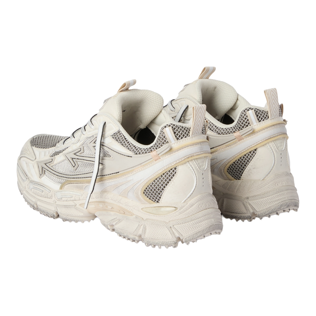 OFF-WHITE 'BE RIGHT BACK' (CRM/GRY)