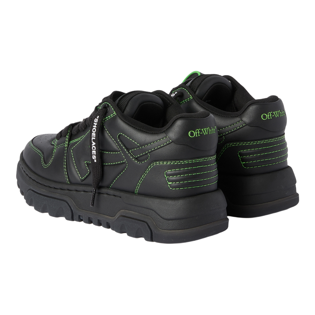 OFF-WHITE 'OUT OF OFFICE' CHUNKY (BLK/GRN)