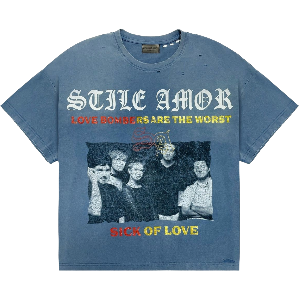 SDA 'LOVE BOMBER' SS TEE (BLUE)