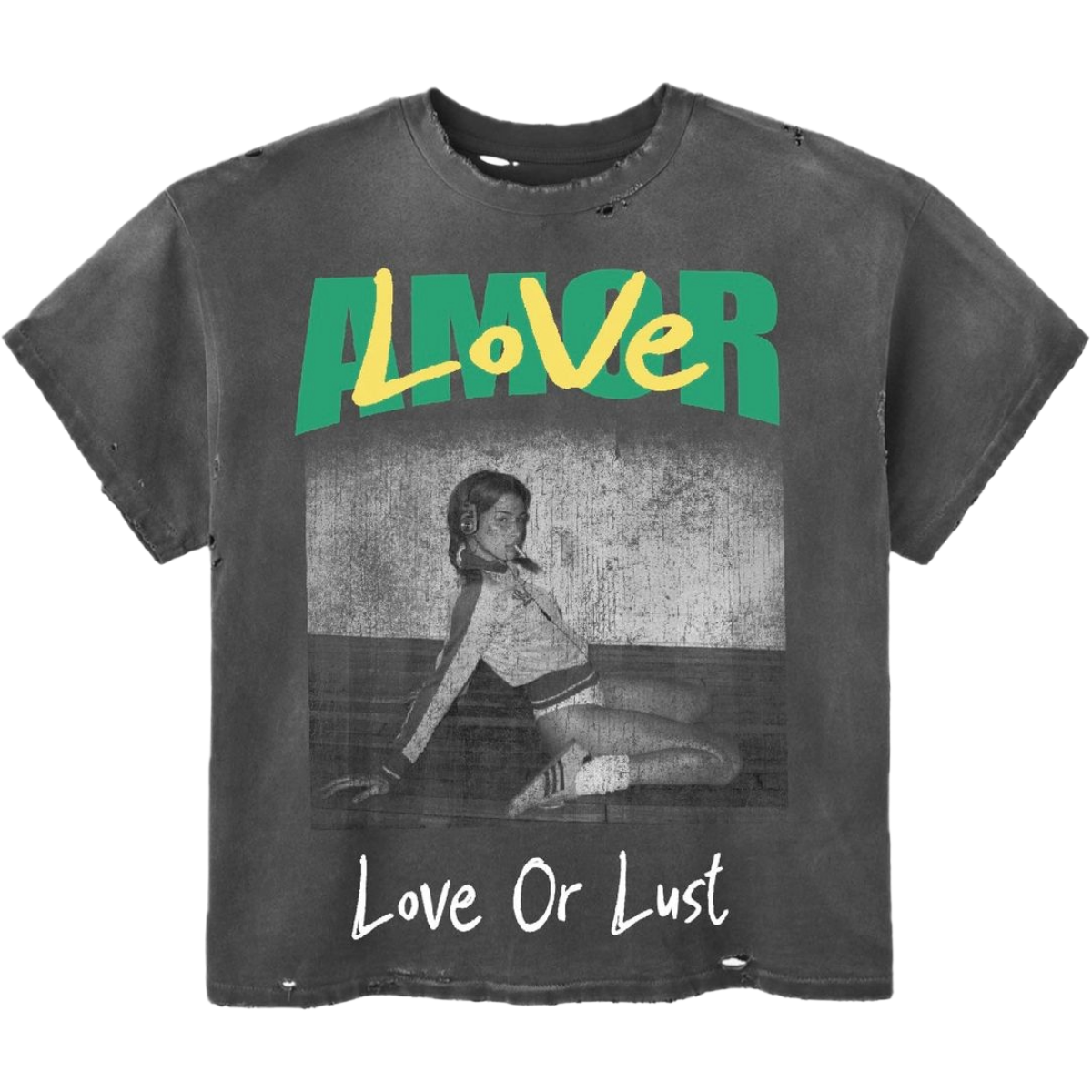 SDA 'AMOR OR LUST' SS TEE (GRY)