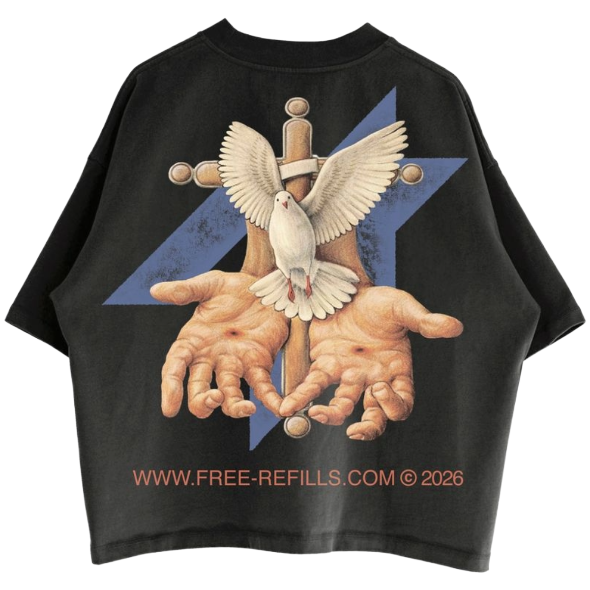 FR 'HEAVEN' SS TEE (BLK)