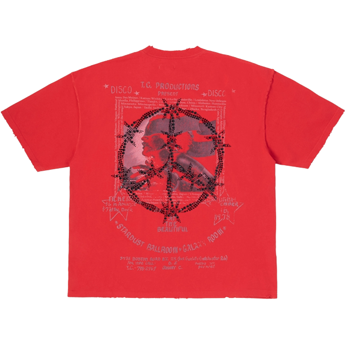 BLDG4 'BASILIQUE' SS TEE (RED)