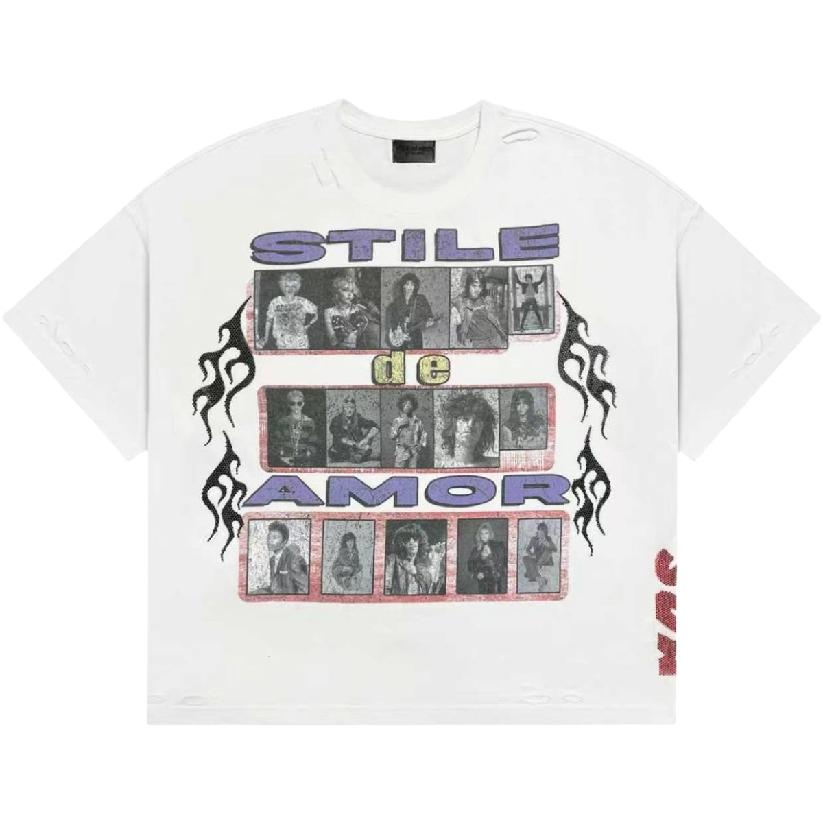 SDA 'FIAMME ROCK' SS TEE (WHT)
