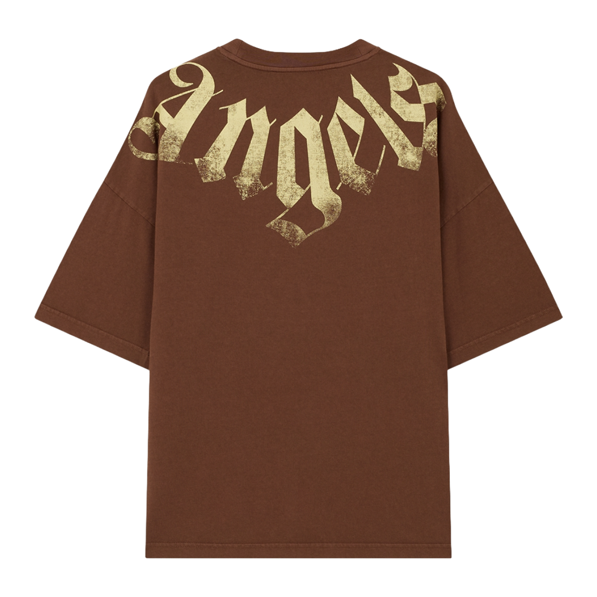 PA 'BIG NECK' LOGO LOOSE SS TEE (BRWN)