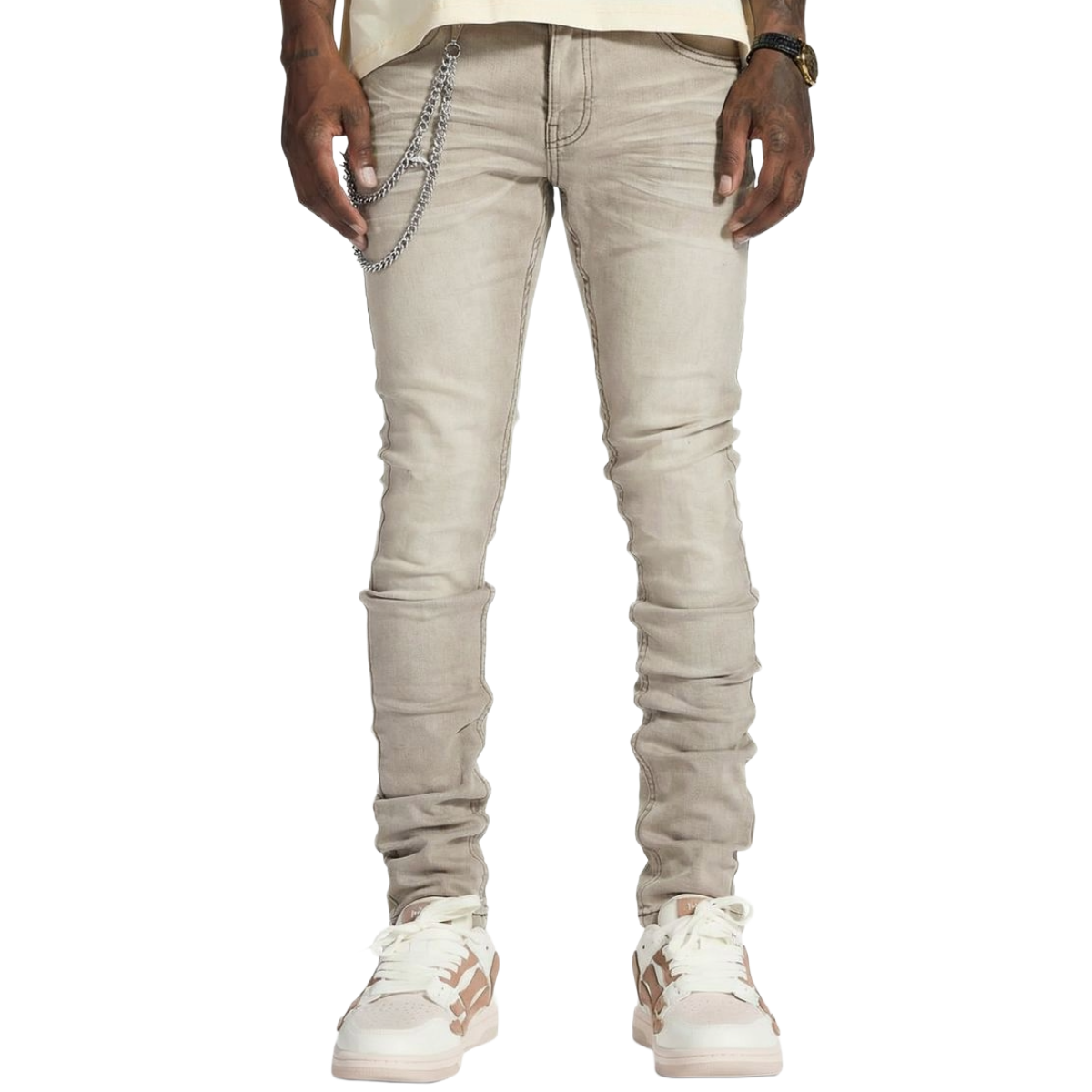 MELEE 'VIRGINIA' SKINNY DENIM (COPPER WASH)