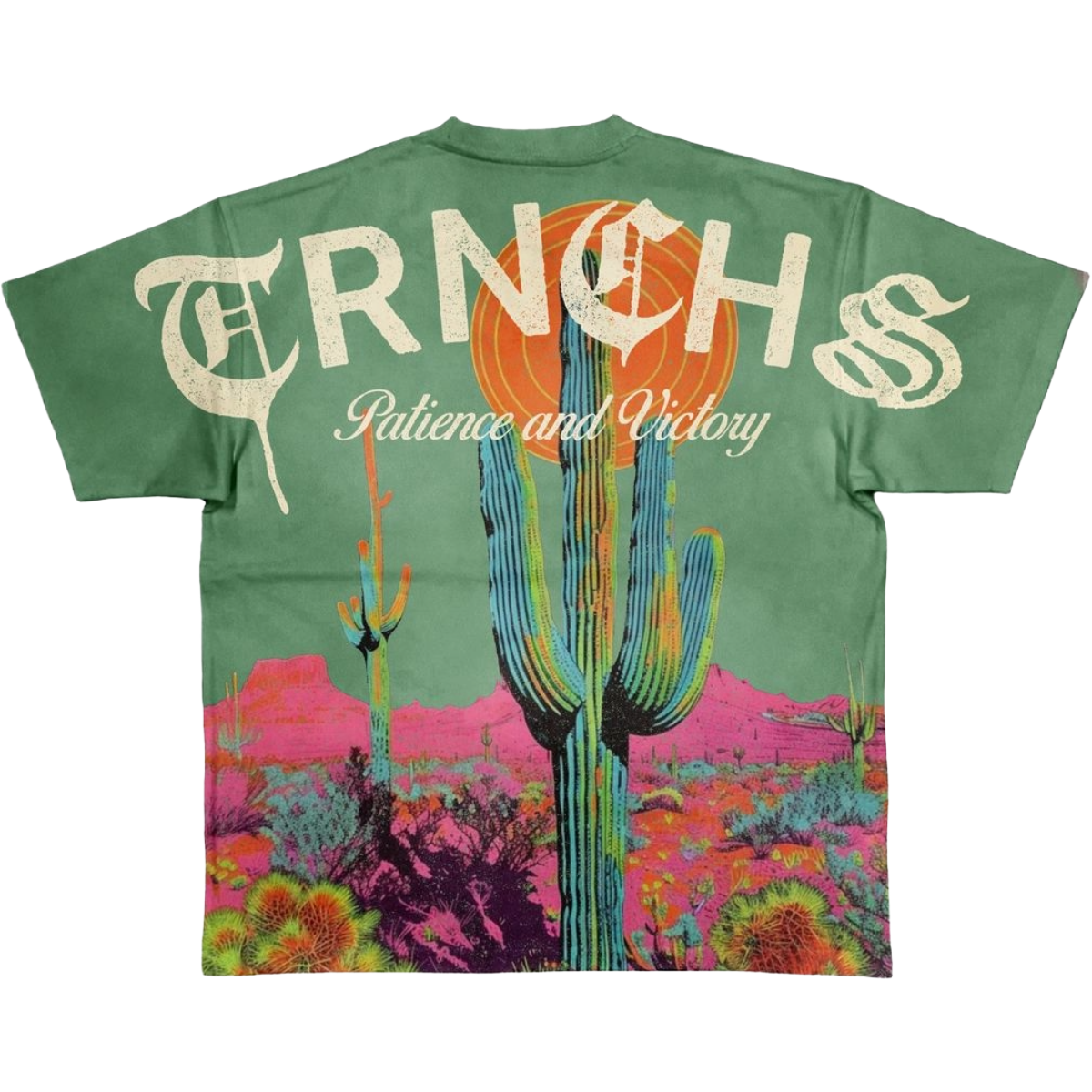 TRNCHS 'TIDES OF WAR' SS TEE (GRN)
