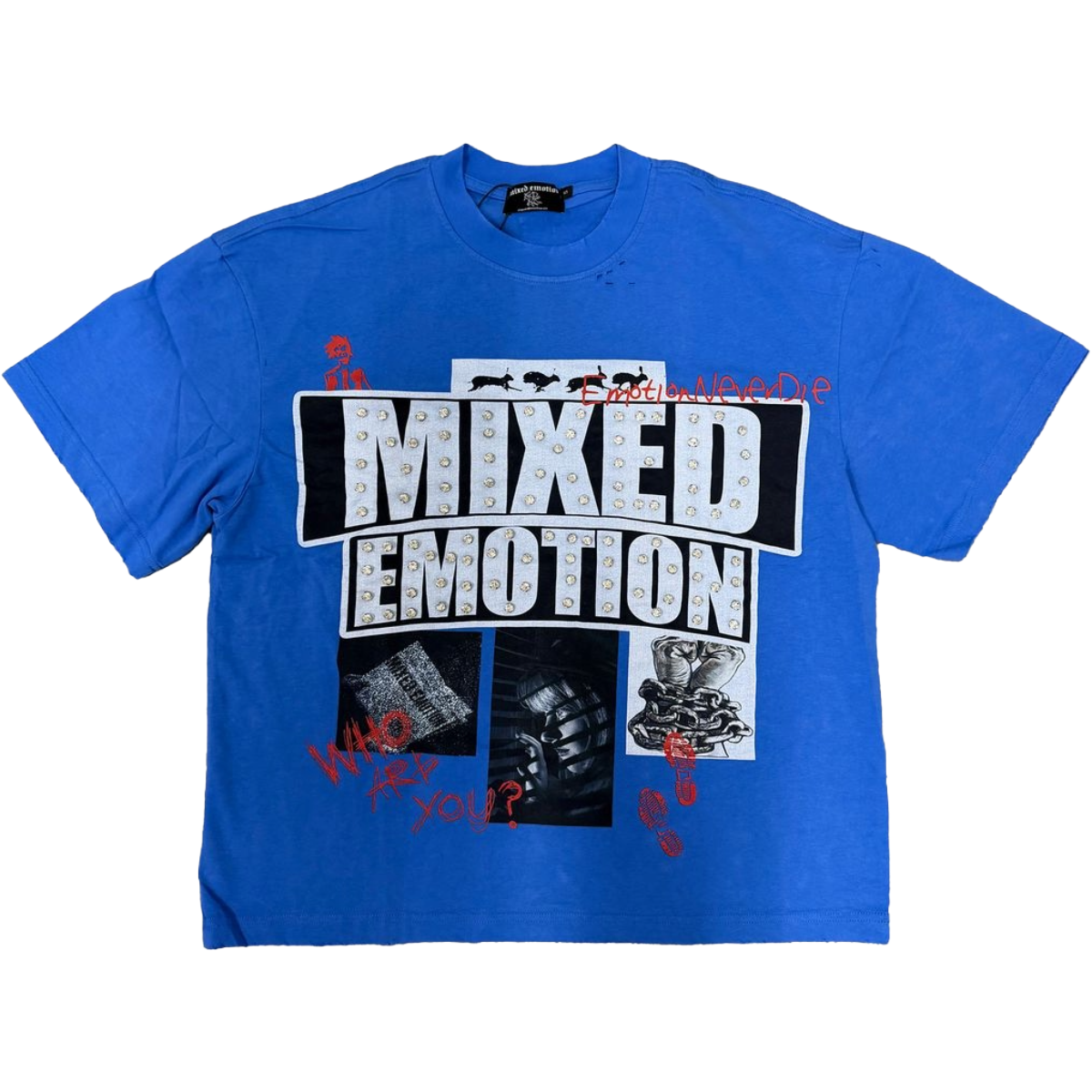 ME 'LOST IDENTITIY' SS TEE (BLUE)