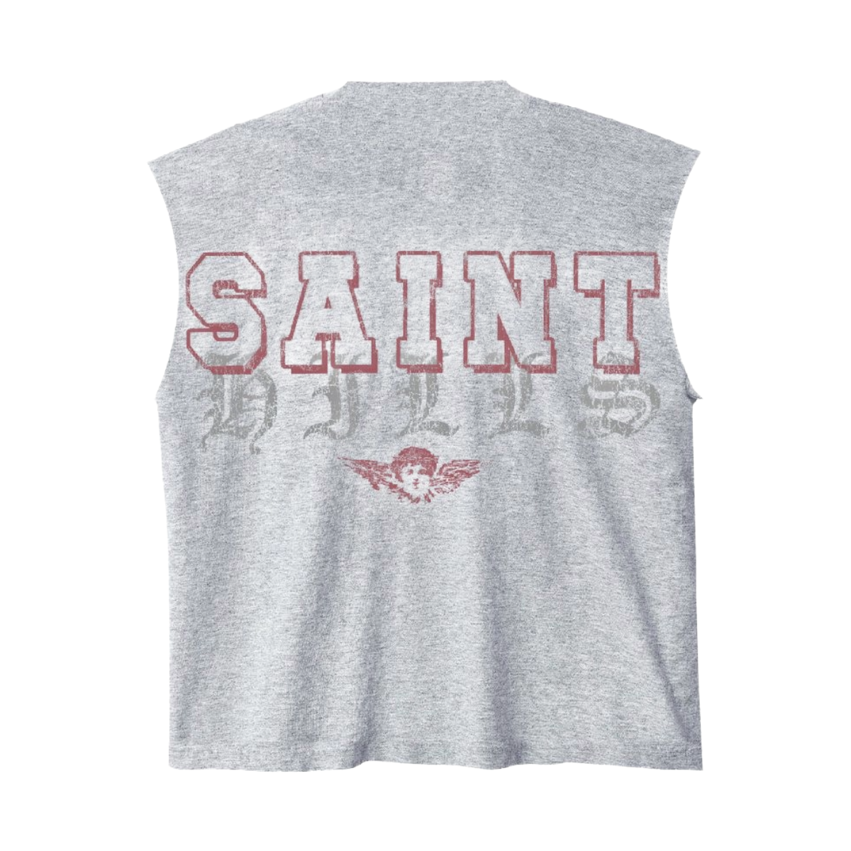 SH 'ANGEL' SLEEVELESS TEE (GRAY)
