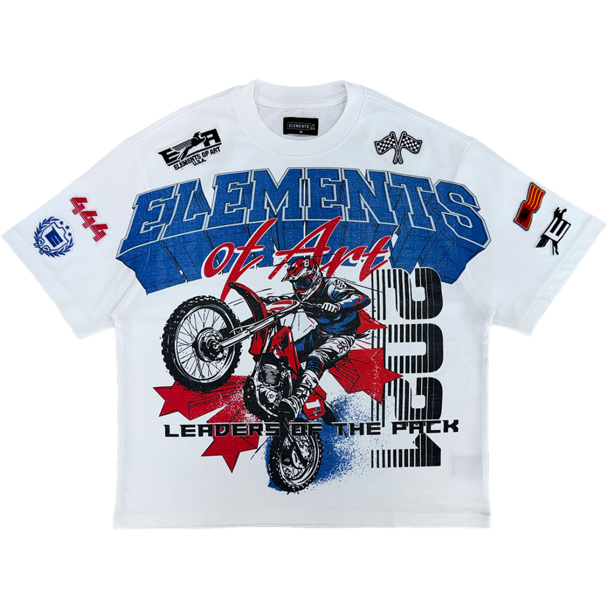 EOA 'LEADERS OF THE PACK' SS TEE (WHT)
