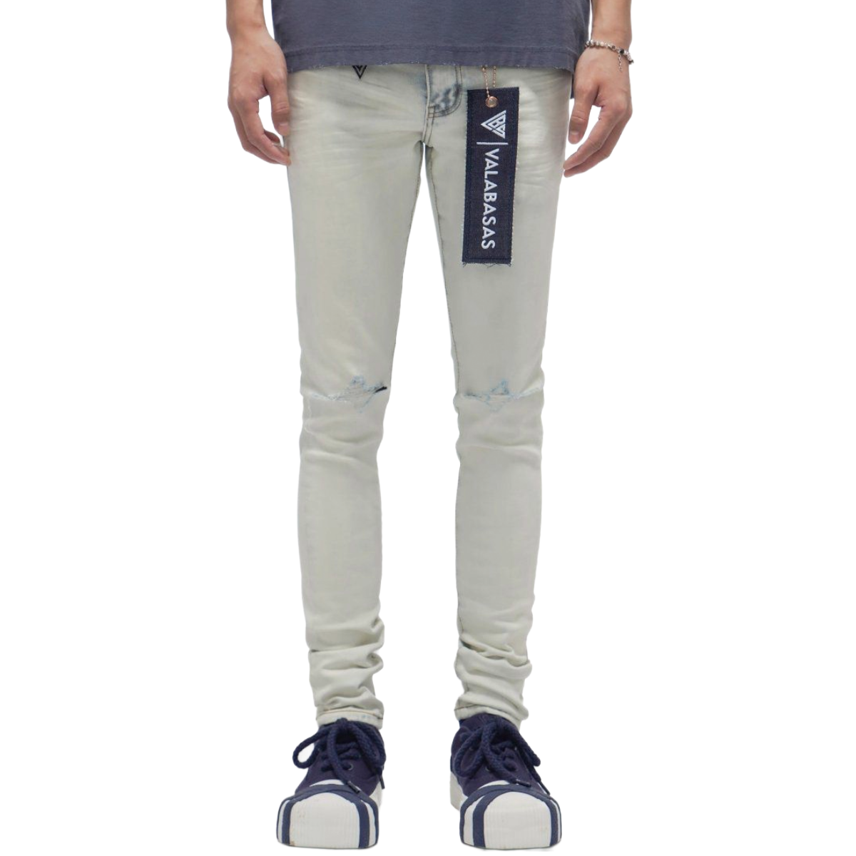 VALABASAS MR.CLEAN ARTIC BLUE SKINNY JEANS