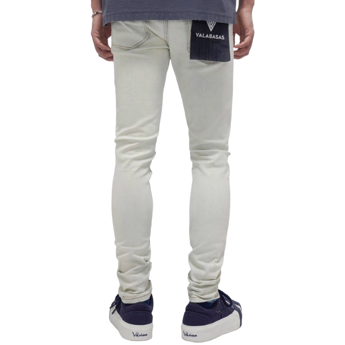 VALABASAS MR.CLEAN ARTIC BLUE SKINNY JEANS