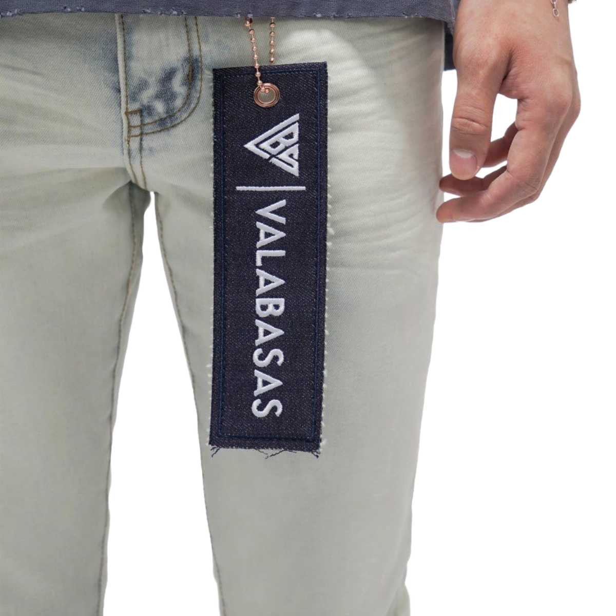 VALABASAS MR.CLEAN ARTIC BLUE SKINNY JEANS