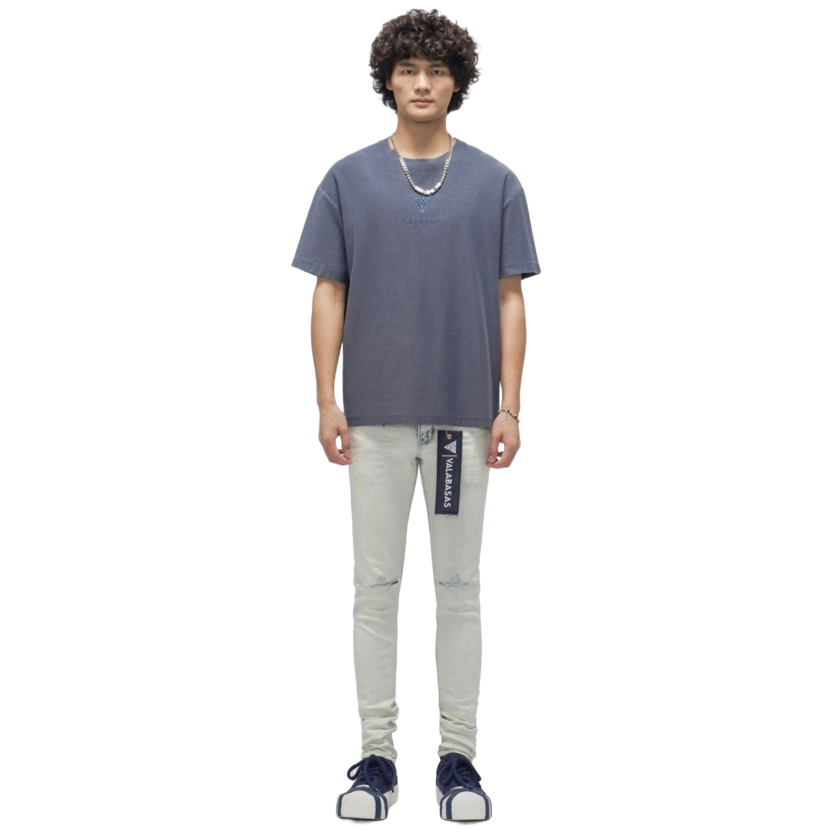 VALABASAS MR.CLEAN ARTIC BLUE SKINNY JEANS