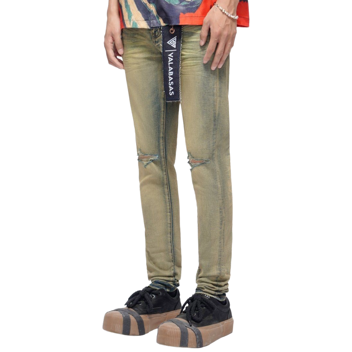 VALABASAS MR.CLEAN MEDIUM VINTAGE SKINNY JEANS