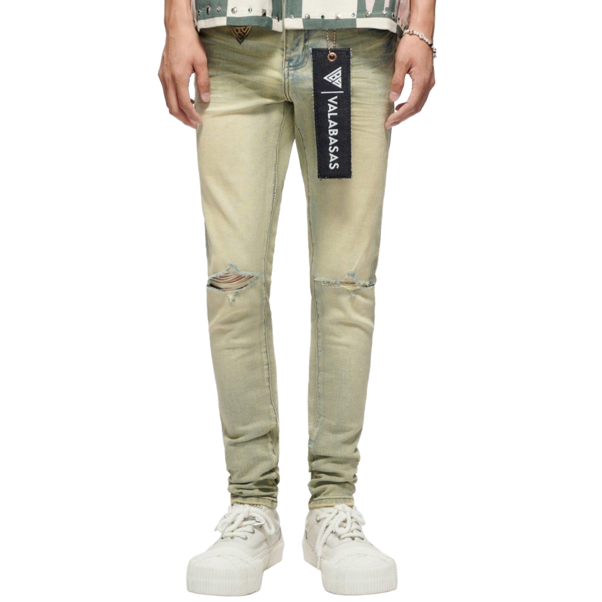 VALABASAS MR.CLEAN VINTAGE WASH SKINNY JEANS