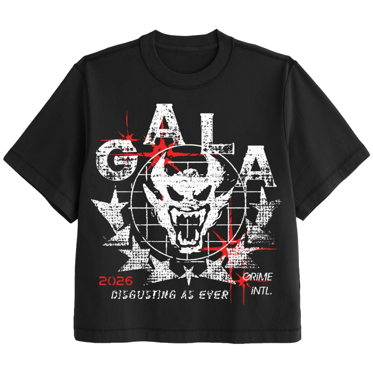 GALA 'DISGUSTING' SS TEE (BLK)