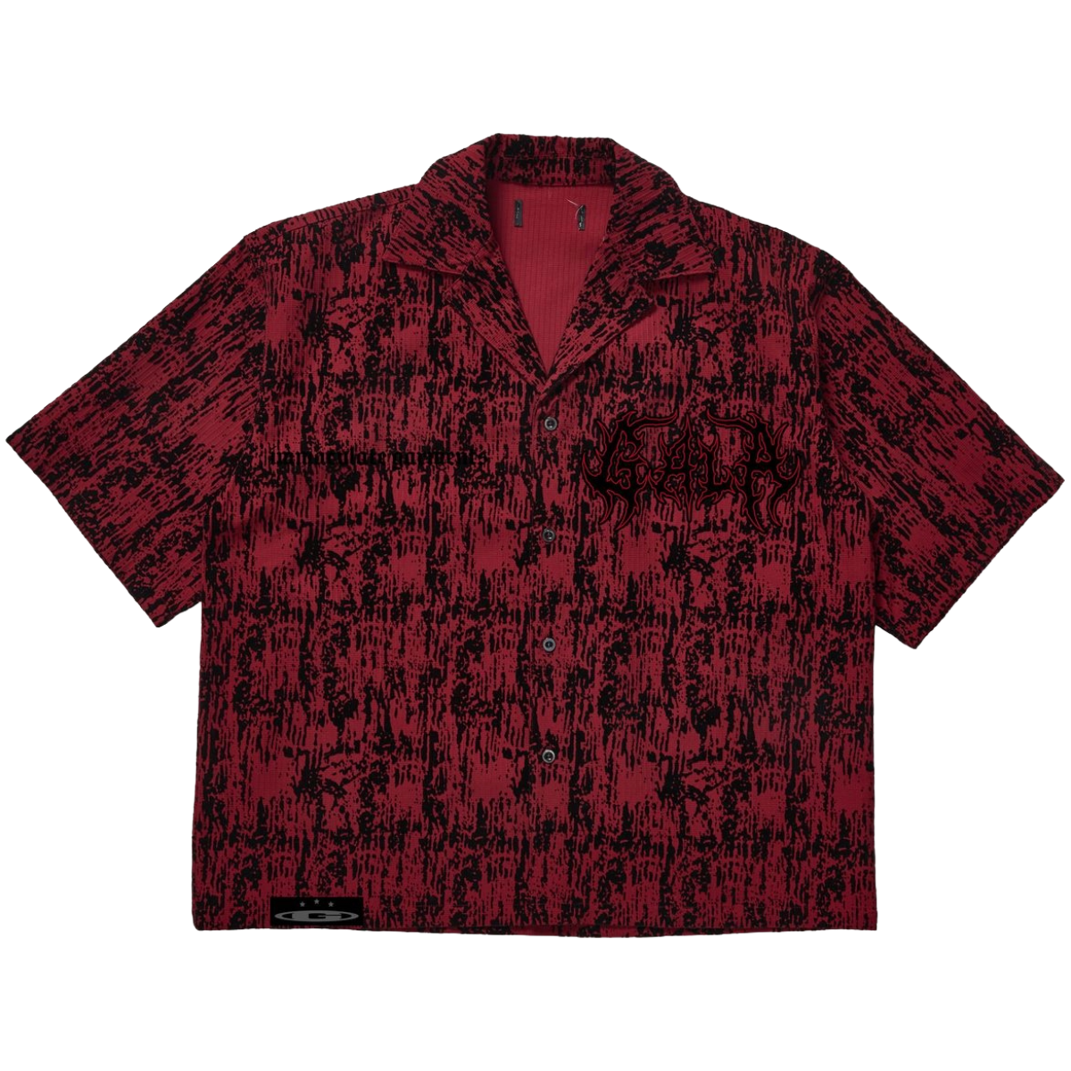 GALA 'DANTE' SS LOUNGE SHIRT (DRK RED)