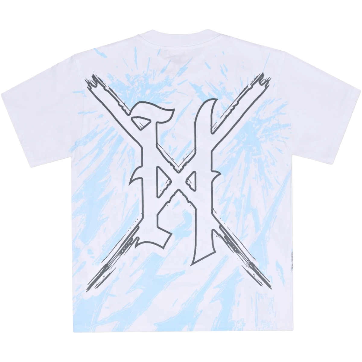 XHOSTILE 'EMPTY SOUL' SS TEE (WHT/BLUE)