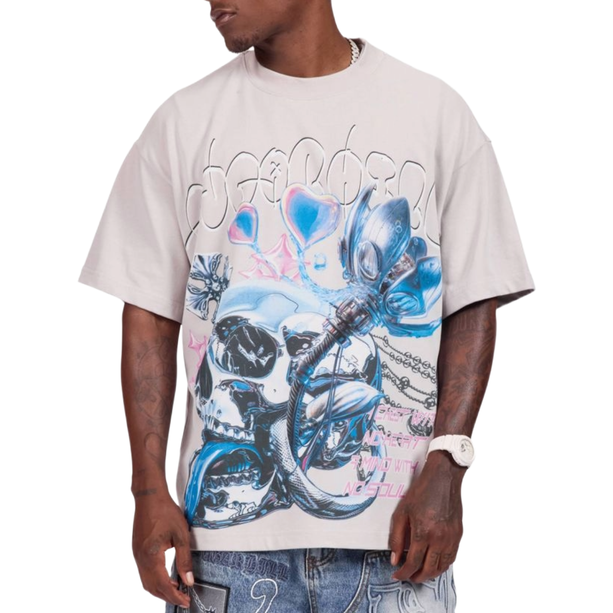 SG 'VAPORIZE' SS TEE (GRAY)
