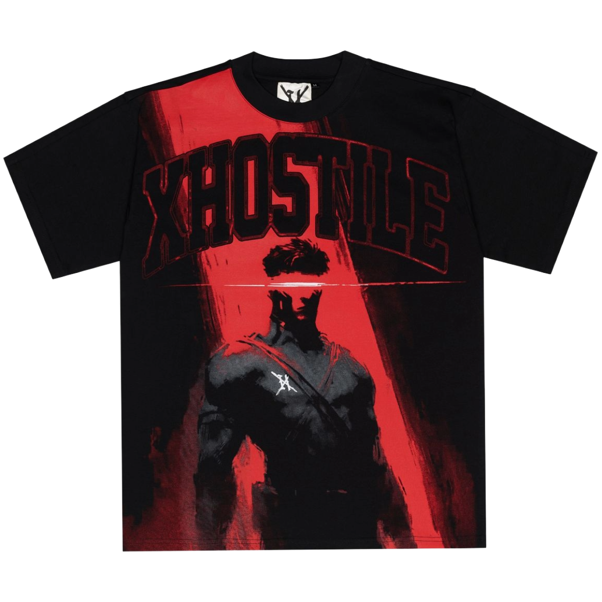 XHOSTILE 'TILL DEATH' SS TEE (BLK/RED)
