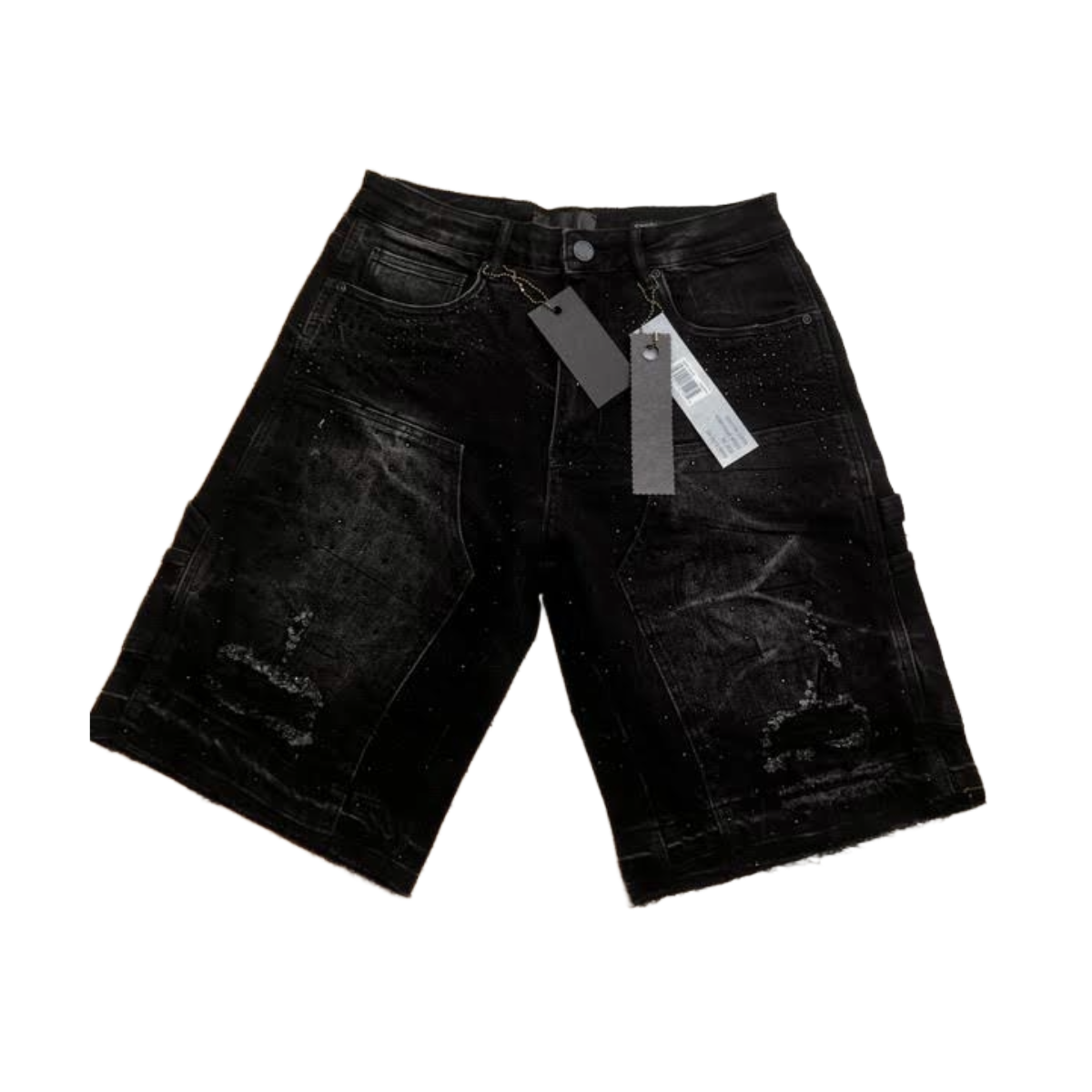 WAIMEA BLACK DENIM SHORTS