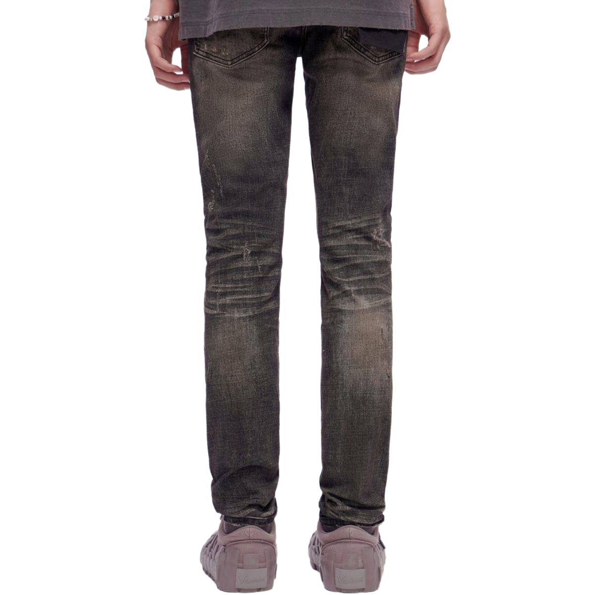 VALABASAS 'HASTE' SKINNY DENIM (BLK/GRY WASH)