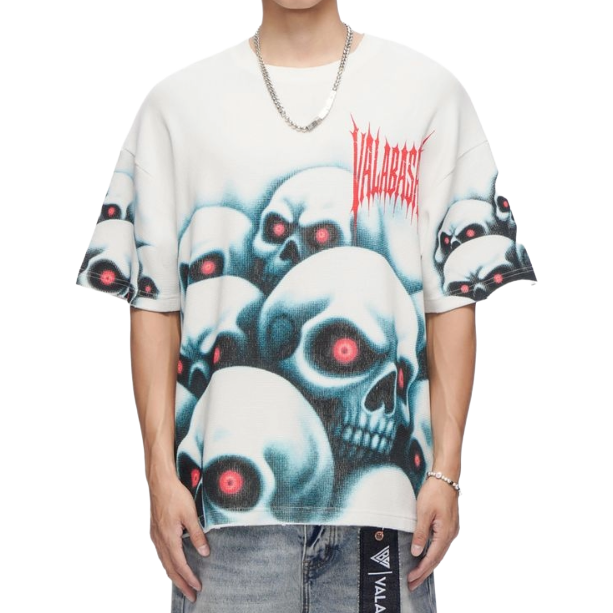 VALABASAS 'GRAVE DIGGER' SS TEE (WHT)