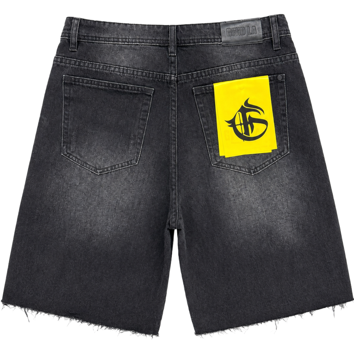 GFTD 'DREAMS' DENIM SHORT (BLK WASH)